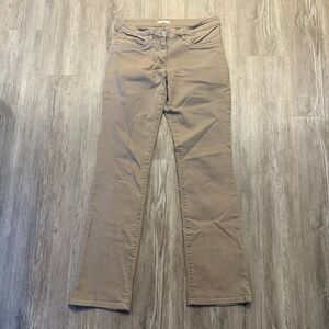 Eileen Fisher Womens Small Bootcut Jeans Gray/Beige